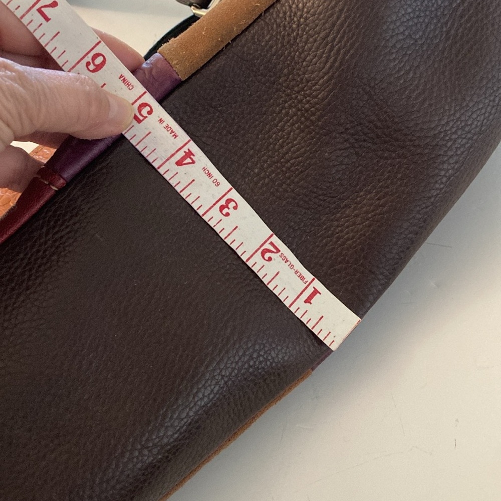 Fossil Patchwork Leather Shoulder Bag - image 5